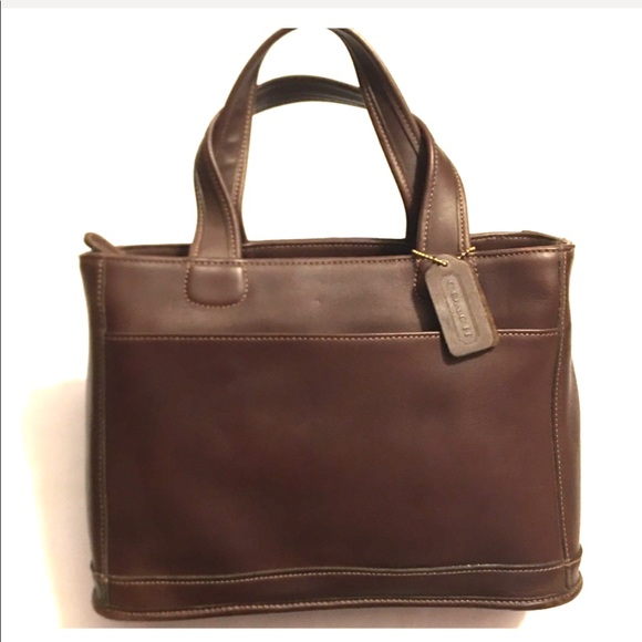 Coach vintage Bleecker brown tote 👜 zipper NWOT - Picture 2 of 7